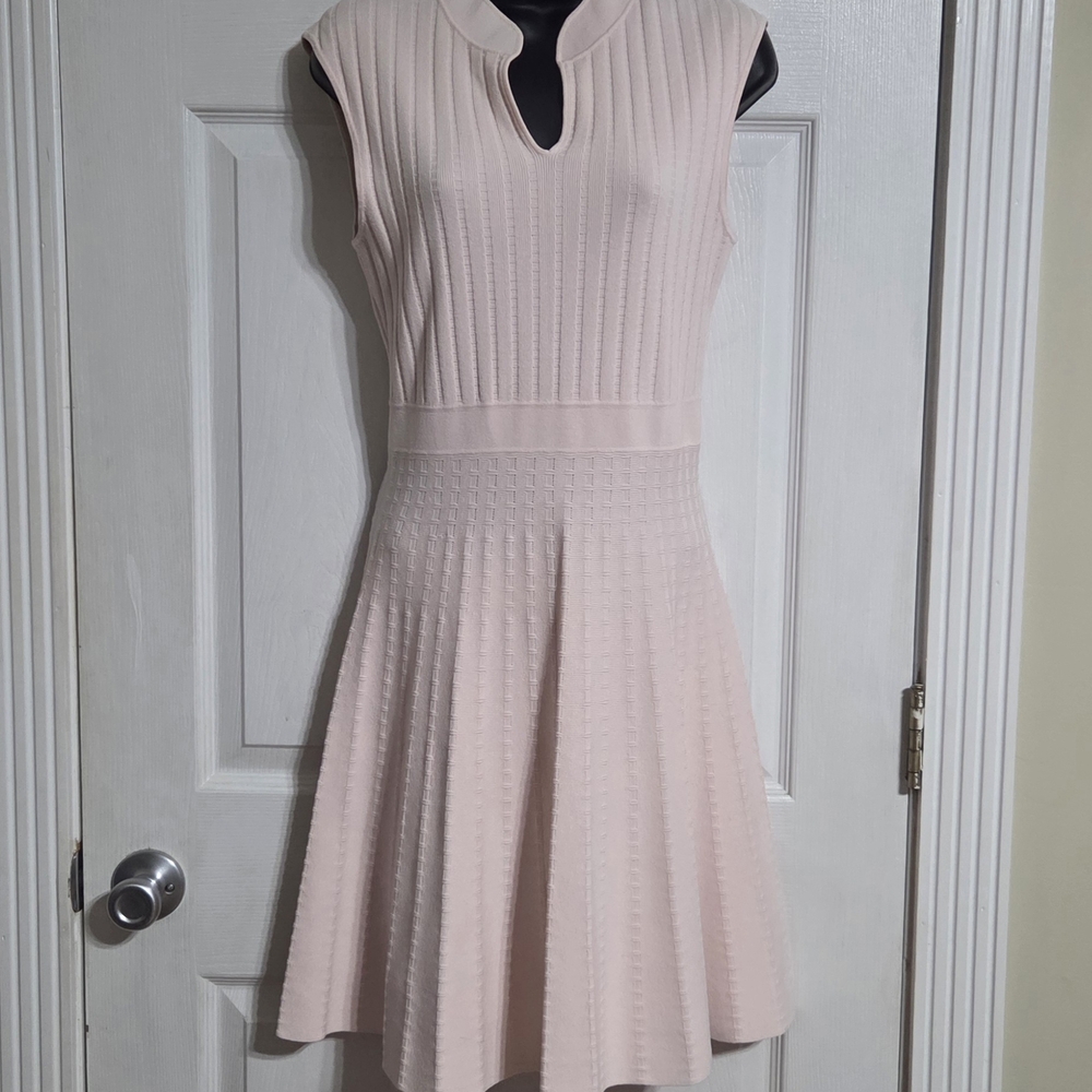 Ted Baker Blush Pink Textured Mini Dress